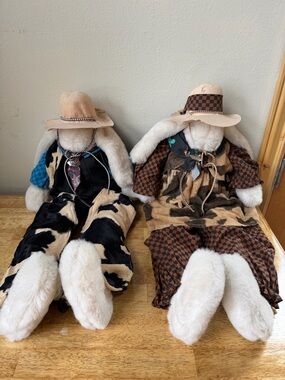 RARE Bunnies By the Bay vintage western duo